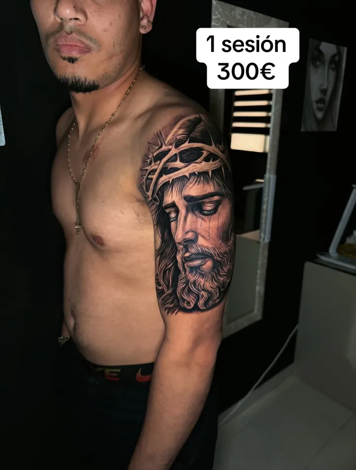 Hombro, 1 sesión por 300 €, trabajo real de Alejo
