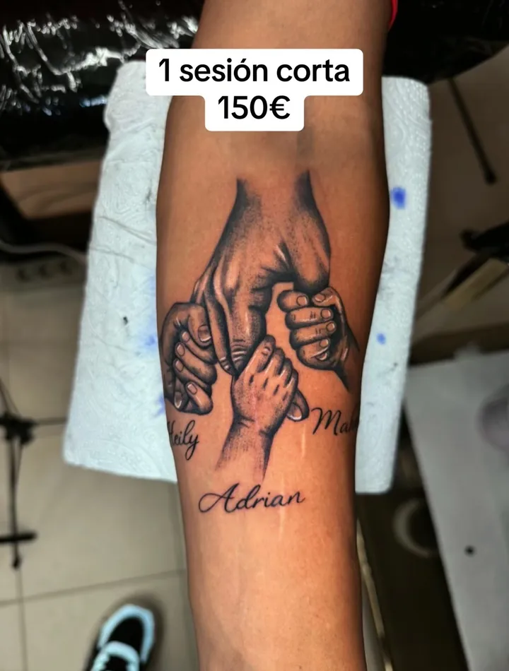 Antebrazo, sesión corta por 150 €, trabajo real de Alejo